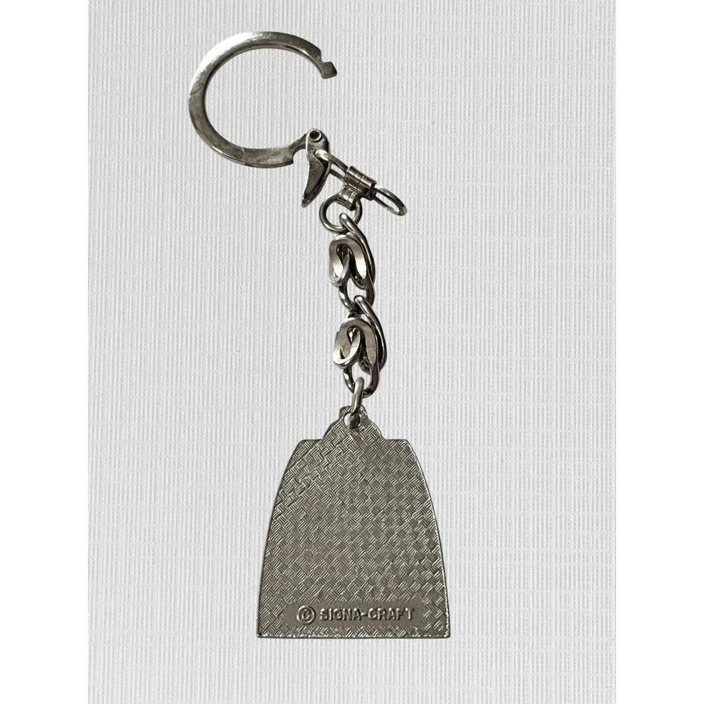 Signa-Craft Trolly Car 1885 Keychain Streetcar Key Ring Transportation Souvenir